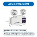 ABS PC 6W LED مصباح الطوارئ المزدوج الرأس